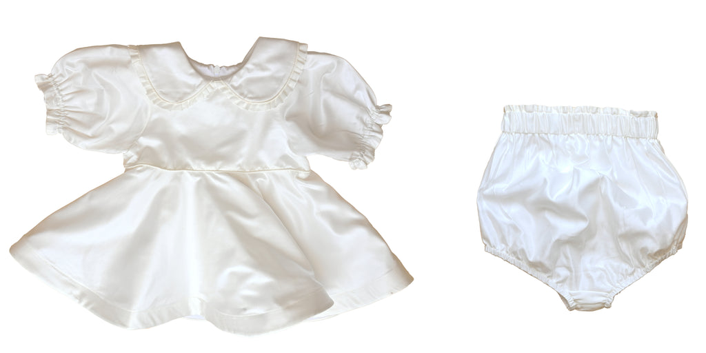 Vivían Couture Dress & Bloomer Set